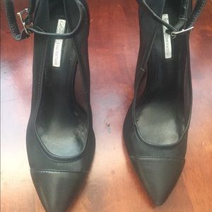 BCBG mesh heels